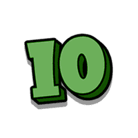 Ten card low-value symbol